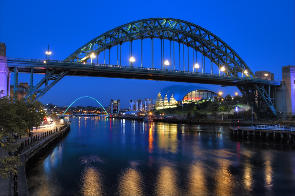 Newcastle at night