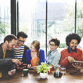 Group talking 270 x 270