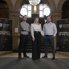 Alumna Lucy Fisher and colleagues from Rider Levett Bucknell