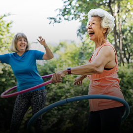 Older Ladies Hulahoop