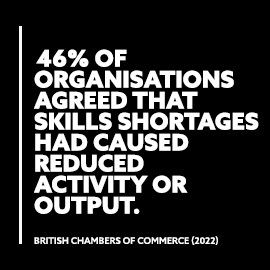 Skills shortages statistic 