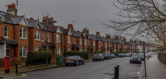 Row of terraced houses