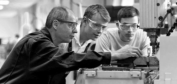 Northumbria University students on placement as part of their degree