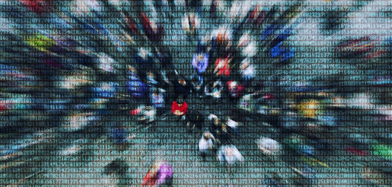 a blurry image of a bird