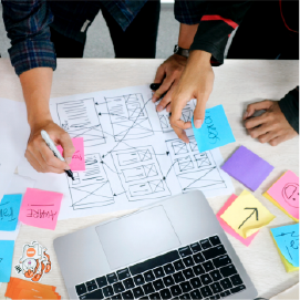 People brainstorming