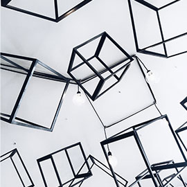 Boxes as part of an art installation