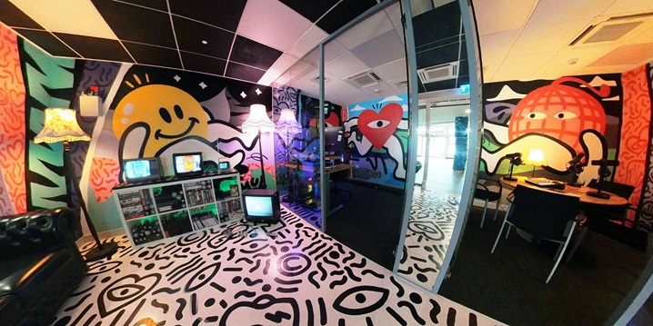 Image of a streaming studio