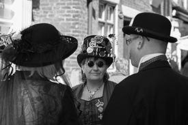 Goth Steampunk - BW - Web