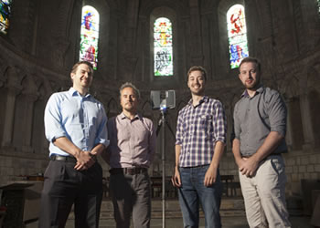 Modern technology explores Medieval room in-text