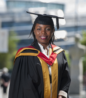 Ama Carmichael - First Visit To Campus - To Graduate - Web