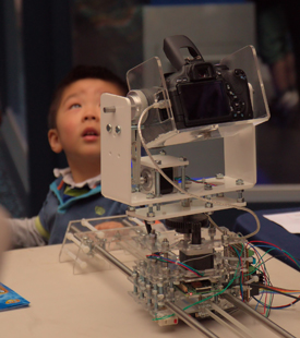 Maker Fayre - Microscope - Portrait - Web