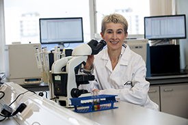 Prof Dianne Ford In Lab , Northumbria University 1 - Web
