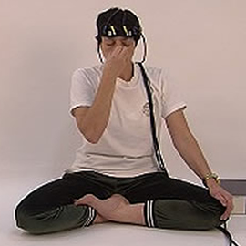 a person talking on a cell phone