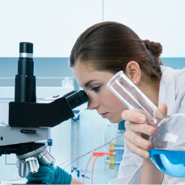 Scientist in laboratory