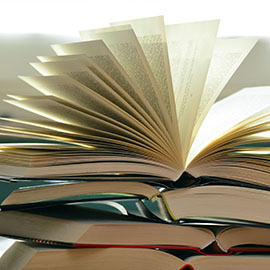 Photo of an open book