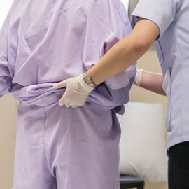 a man standing in a room