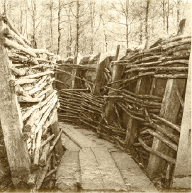 WW1 trenches in Belgium