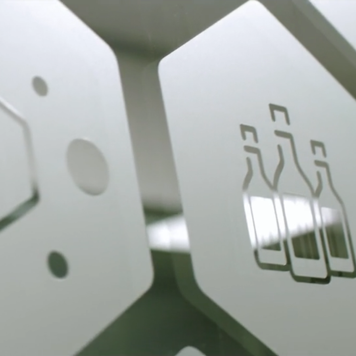 Close up image a window