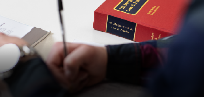 hand writing with pen