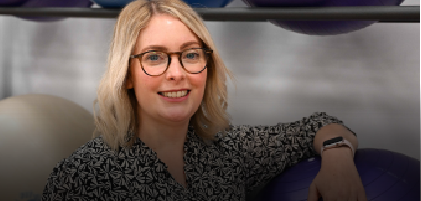 woman smiling to camera