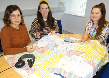Caption: Dr Sophia Komninou, Dr Gillian McFadyen and Dr Angelika Strohmayer.