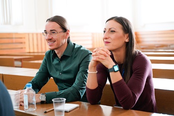Caption:Associate Professor Massimo Ragnedda and Assistant Professor Maria Laura Ruiu
