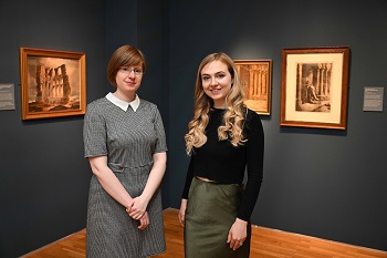 Caption:L-R: Amy Pargeter and Ella Nixon.