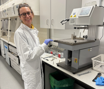 Caption: Dr Monika Markowska, Royal Society Research Fellow in Northumbria's Department of Geography and Environmental Sciences. Photo credit: Dr Ashley Martin