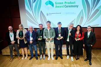 caption:Winners pictured at the Green Product Awards 2025