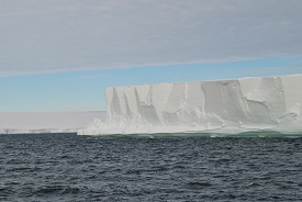 a body of water next to the ocean