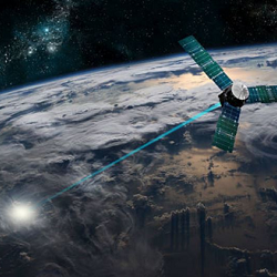 Artists' impression of space-based laser power (credit Shutterstock)
