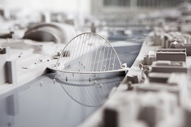 a close up of a boat