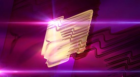 a close up of a light