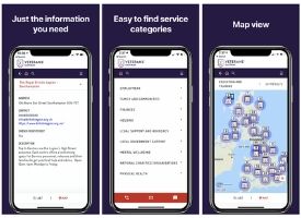Veterans' Gateway app visuals