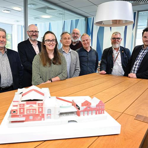 Richard Lamb, Head of KTP Programme, Innovate UK and John Clayton, Knowledge Transfer Adviser, Innovate UK KTN, met with the project team for the Northumbria University and Space Architects KTP.