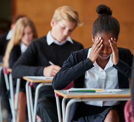 a group of people sitting at a table