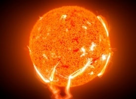 a close up of an orange