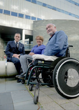 a man sitting in a chair