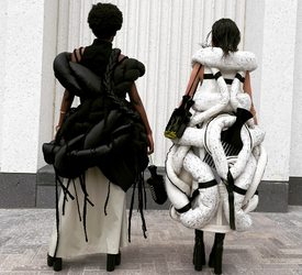 Fashion student Levi Warren-Howard's award winning garments from Graduate Fashion Week 2022.