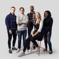 A group of Northumbria University students