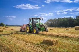 Tractor in a field