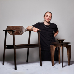 Fred Dunbar was recognised with the Tom Faulkner Award for Best Furniture Design and the London Design Fair Emerging Talent Award. Photography by Mark Cocksedge.