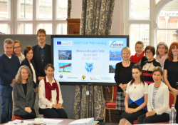 a group of people in a room