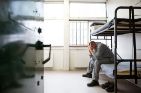 a person sitting in a room