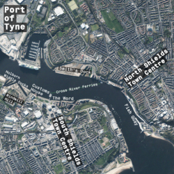 A map crafted by the AHRC 'Brown to Green' project team utilising Google Maps as a reference.