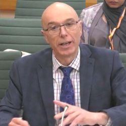 Prof Alister Scott giving evidence to the Environmental Audit Committee