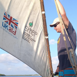 Simon Scott-Harden from Northumbria University is pictured in Kenya.
