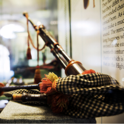 a set of northumbrian small pipes