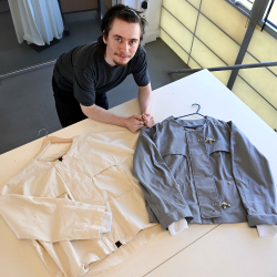 Fashion student, Harry Russell