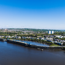 A view of the River Tyne and Dunston Staithes. Adobe Stock/Graeme J Baty.